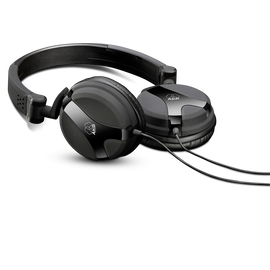 K 518 - Black - Stylish and portable performance DJ headphones - Hero